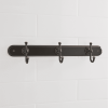 Holbrook 18" Hook Rack With 3 Hooks, Oil Rubbed Bronze